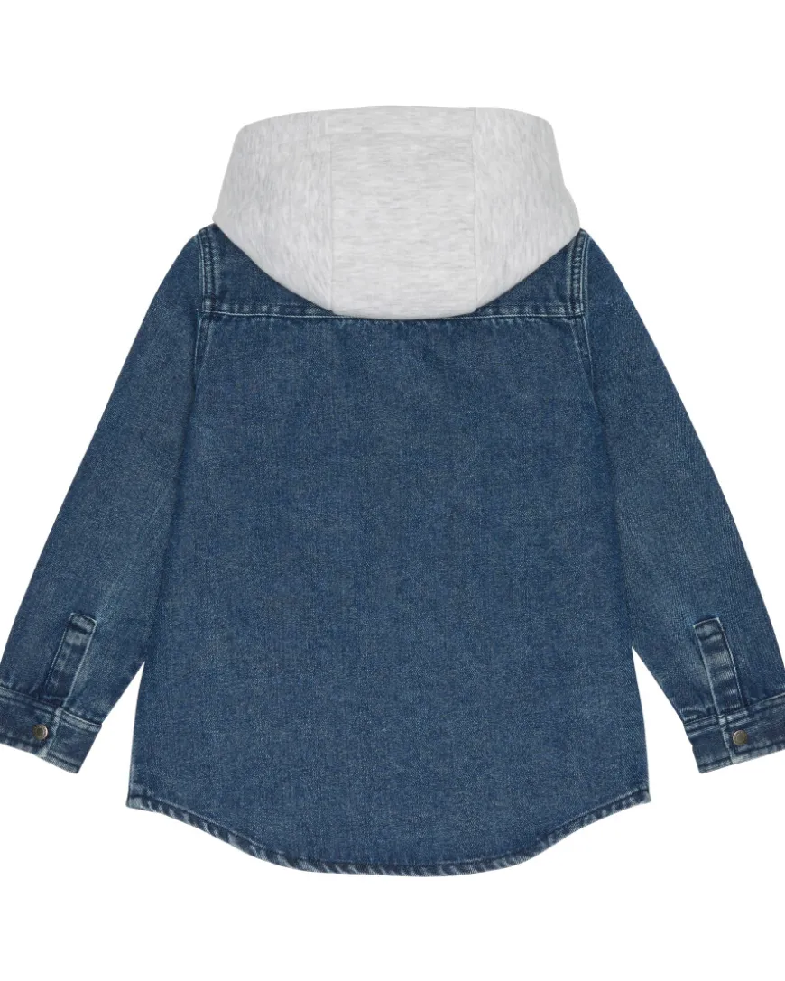 Jeanshemd mit Sweat-Kapuze Kiki & Koko, Knopfleiste-KiK Onlineshop Store