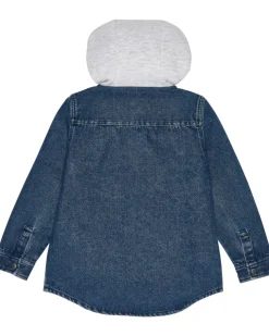 Jeanshemd mit Sweat-Kapuze Kiki & Koko, Knopfleiste-KiK Onlineshop Store
