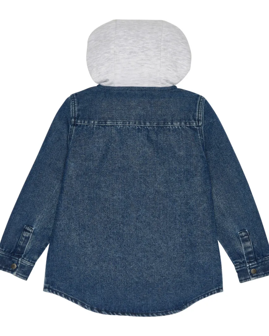 Jeanshemd mit Sweat-Kapuze Kiki & Koko, Knopfleiste-KiK Onlineshop Store