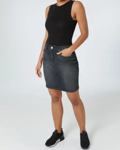 Jeansrock High-Waist Janina, schmale Passform-KiK Onlineshop Online