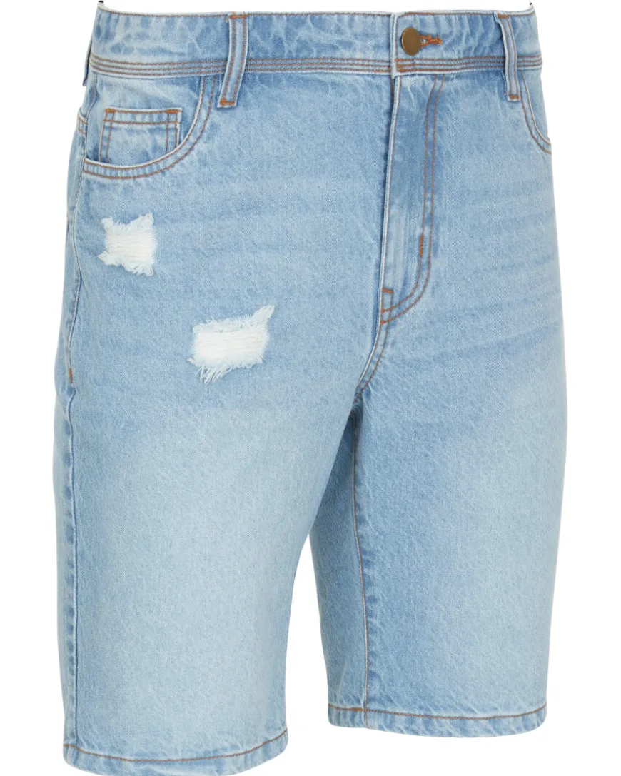 Jeans-Shorts mit Destroyed-Effekten X-Mail, bermuda lange-KiK Onlineshop Outlet