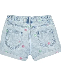 Jeans-Shorts mit Stickereien Y.F.K., Waschungseffekte-KiK Onlineshop Cheap