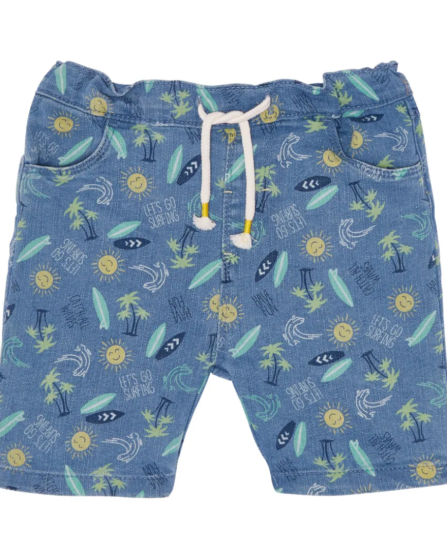 Jeans-Shorts mit teilelastischem Bund Ergee, verstellbare Bundweite-KiK Onlineshop Shop