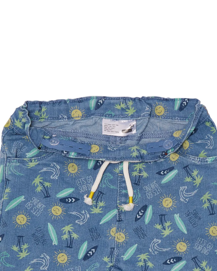 Jeans-Shorts mit teilelastischem Bund Ergee, verstellbare Bundweite-KiK Onlineshop Shop