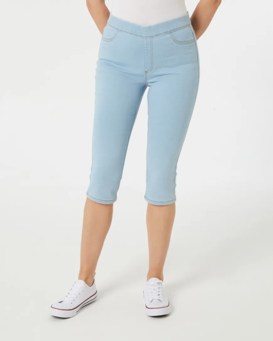 Jeggings in Caprilänge Janina, elastischer Bund-KiK Onlineshop Sale