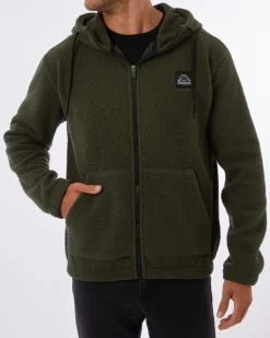 Kappa Fleecejacke Teddyfell Kappa, geteilte Kängurutasche-KiK Onlineshop New