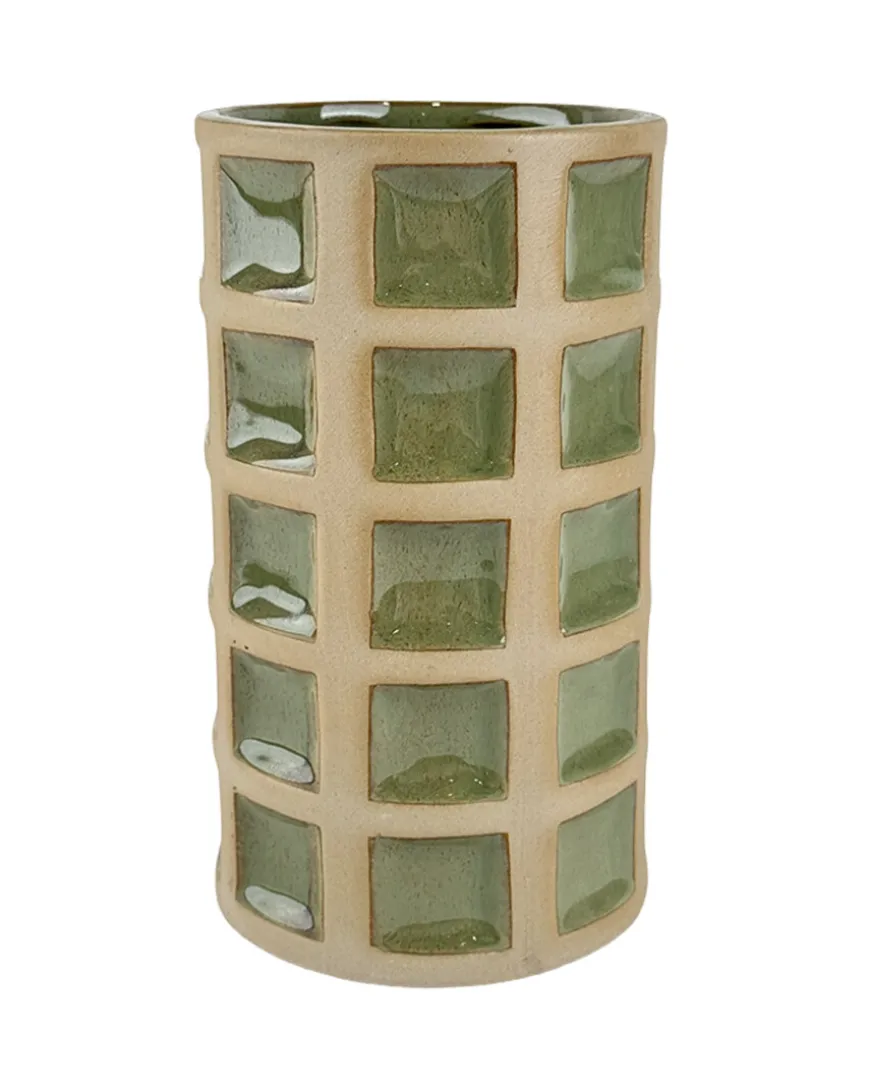Keramikvase Waffel ca. 11,5 x 20 cm-KiK Onlineshop Cheap
