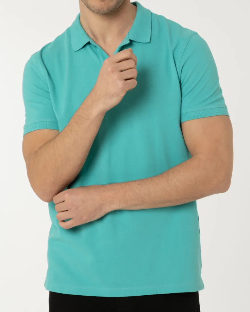 Klassisches Poloshirt X-Mail, Knopfleiste-KiK Onlineshop Flash Sale