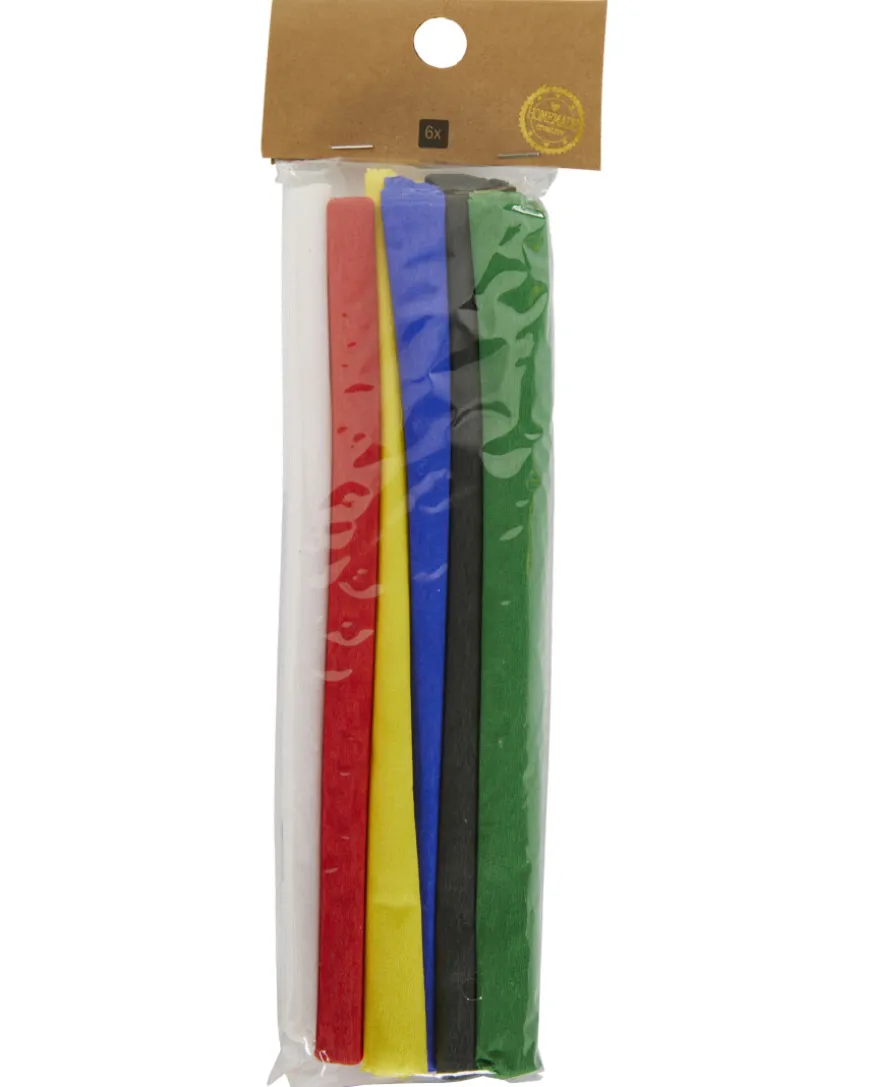 Krepppapier 6er-Pack, 6er-Pack-KiK Onlineshop Cheap
