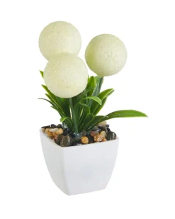 Kunstblume Mini-Schneeball ca. 12 – 14 cm-KiK Onlineshop Shop