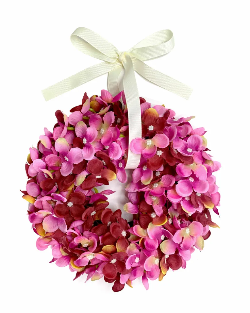Kunstblumenkranz Hortensie Ø ca. 26 cm-KiK Onlineshop New