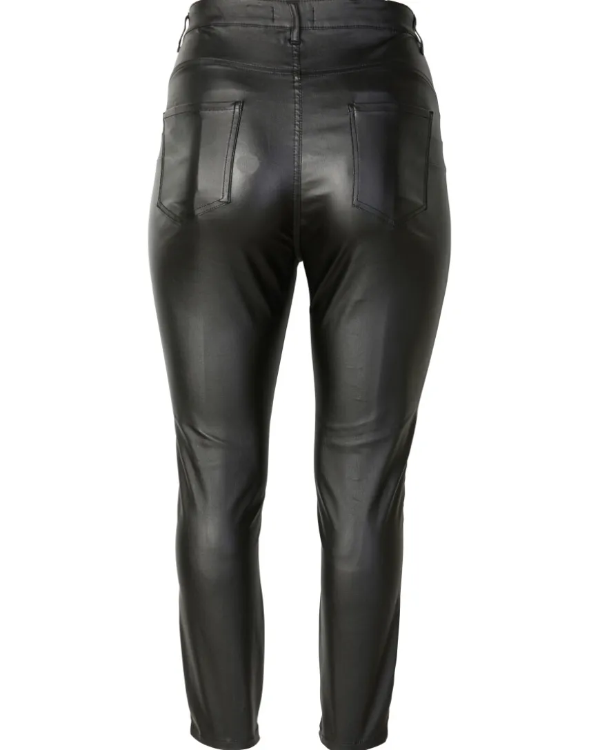 Kunstlederhose High-waist Slim-fit-KiK Onlineshop Discount