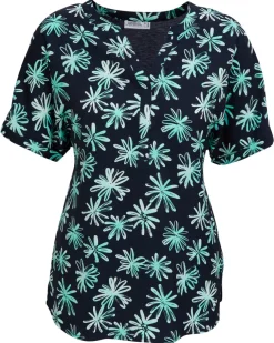 Kurzarmbluse Janina, Y-Ausschnitt-KiK Onlineshop Fashion