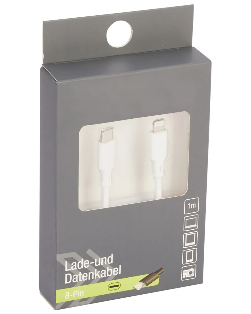 Lade- und Datenkabel Lightning, ca. 1 m-KiK Onlineshop Discount