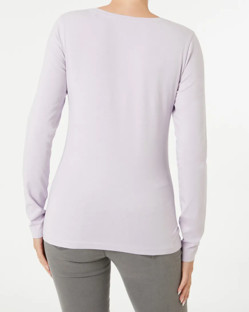 Langarmshirt in Janina, Rundhalsausschnitt-KiK Onlineshop Best