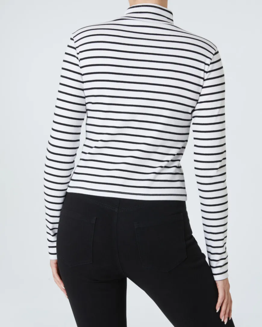Langarmshirt mit Stehkragen Janina, Stretch-KiK Onlineshop Outlet