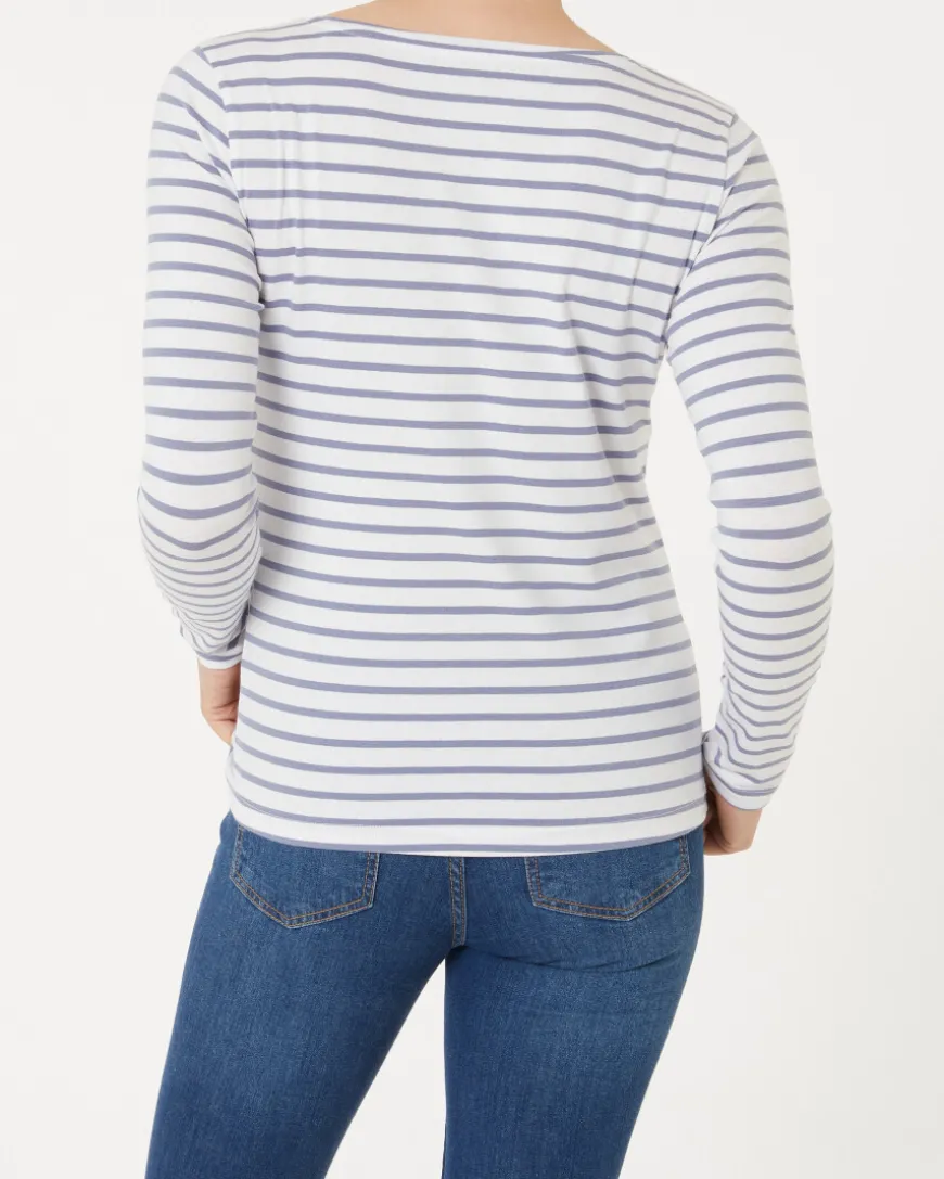 Langarmshirt mit Stretch Janina, Rundhalsausschnitt-KiK Onlineshop Shop