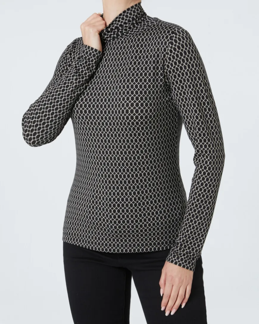 Langarmshirt mit Stretch Janina, Rollkragen-KiK Onlineshop Cheap