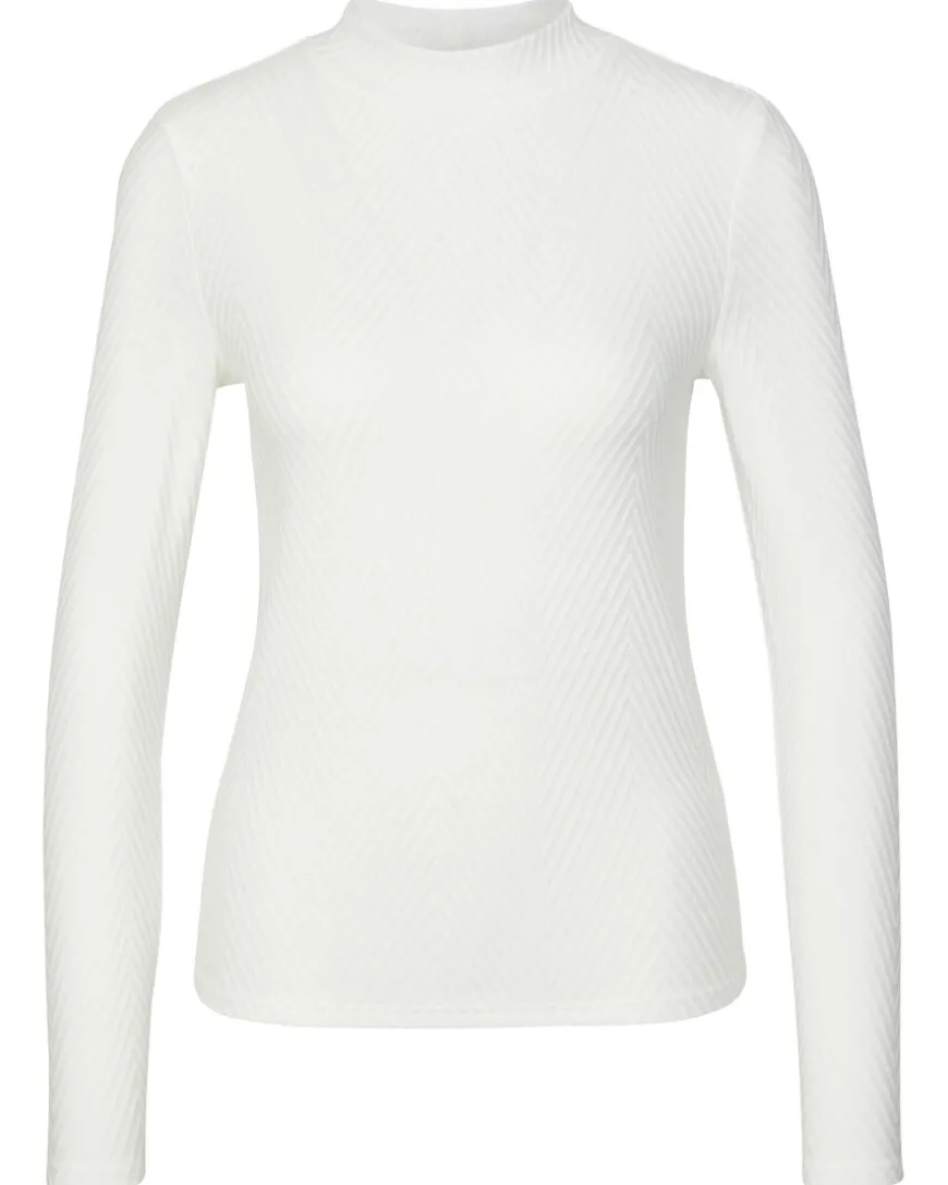 Langarmshirt mit Zickzackmuster Janina, Stehkragen-KiK Onlineshop Sale