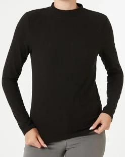 Langarmshirt mit Zickzackmuster Janina, Stehkragen-KiK Onlineshop Shop