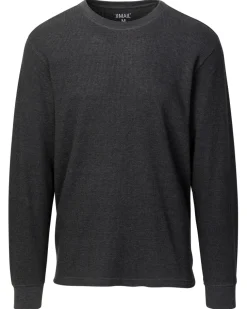 Langarmshirt Waffeloptik X-Mail, Rundhalsausschnitt-KiK Onlineshop New