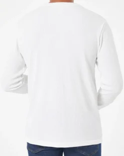 Langarmshirt Waffeloptik X-Mail, Rundhalsausschnitt-KiK Onlineshop Hot