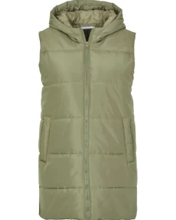 Lange Steppweste Janina, Seitentaschen-KiK Onlineshop Online