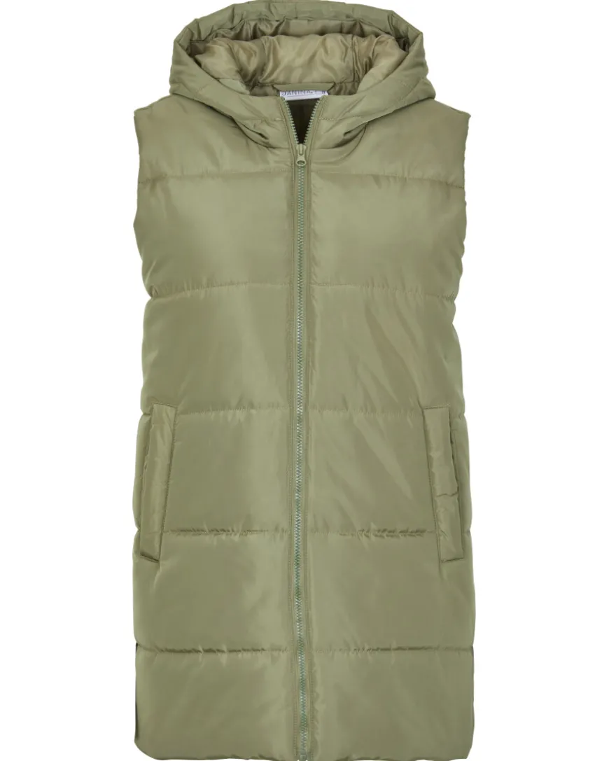 Lange Steppweste Janina, Seitentaschen-KiK Onlineshop Online