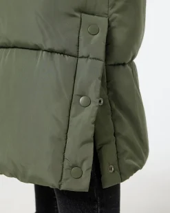 Langer Steppmantel Janina, Kapuze-KiK Onlineshop Discount