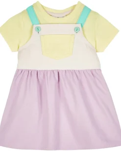 Latzkleid + T-Shirt Colour-Blocking Ergee, 2-tlg. Set-KiK Onlineshop Hot