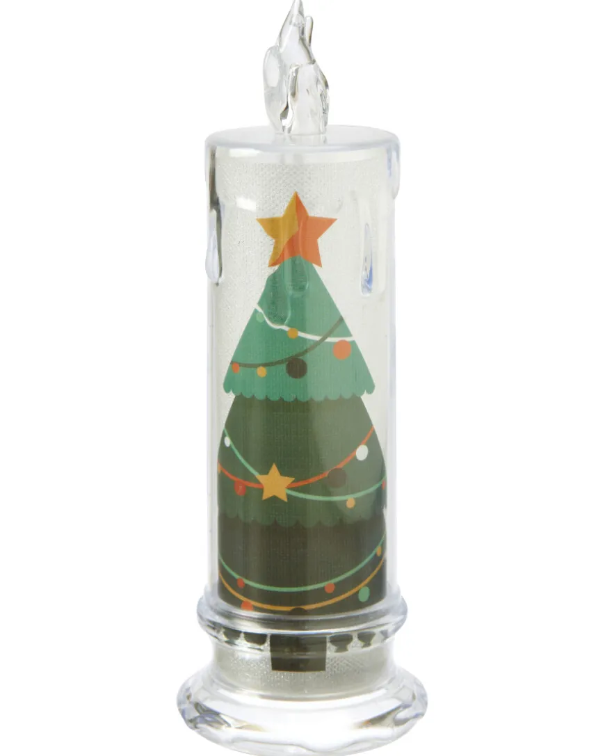 LED-Kerze Weihnachten verschiedene Ausführungen, ca. 6 x 18 cm-KiK Onlineshop New