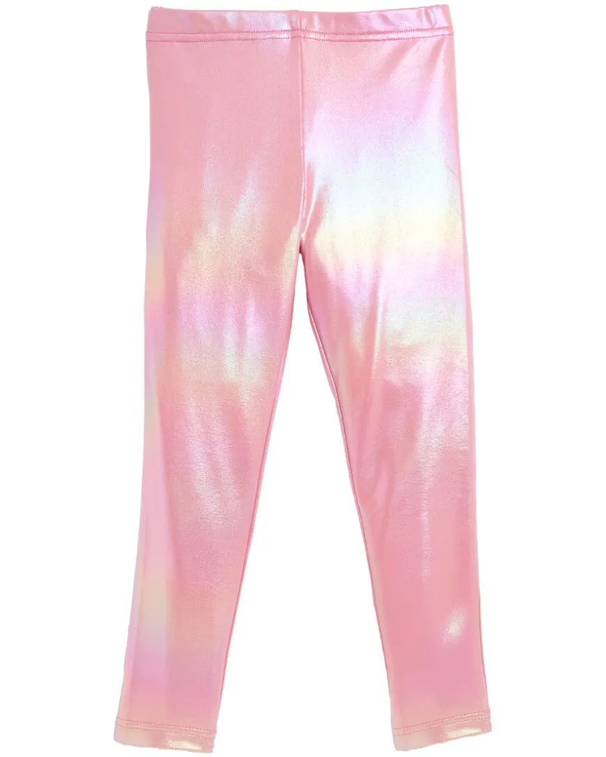 Leggings mit Holoeffekt elastischer Bund-KiK Onlineshop Best Sale