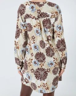 Longbluse Blumen Janina, Y-Ausschnitt-KiK Onlineshop Best Sale