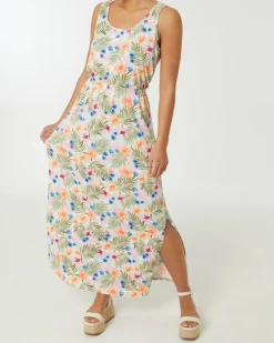 Maxikleid ohne Ärmel Janina, elastischer Taillenbund-KiK Onlineshop Clearance