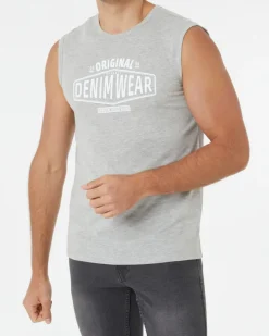Melangefarbenes Tanktop X-Mail, Rundhalsausschnitt-KiK Onlineshop Online