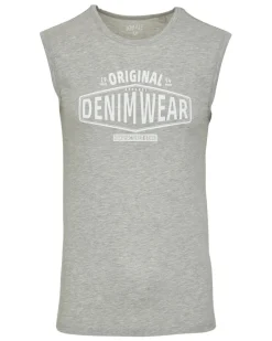Melangefarbenes Tanktop X-Mail, Rundhalsausschnitt-KiK Onlineshop Online