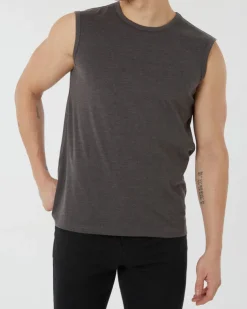 Meliertes Tanktop X-Mail, Rundhalsausschnitt-KiK Onlineshop New