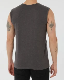 Meliertes Tanktop X-Mail, Rundhalsausschnitt-KiK Onlineshop New