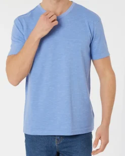 Meliertes T-Shirt X-Mail, V-Ausschnitt-KiK Onlineshop Discount