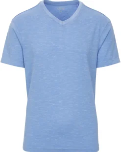 Meliertes T-Shirt X-Mail, V-Ausschnitt-KiK Onlineshop Discount