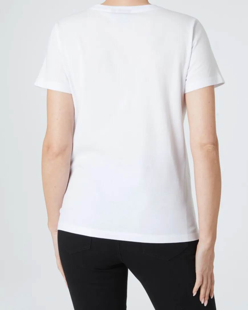 Mickey and Minnie Mouse T-Shirt schimmernde Details-KiK Onlineshop Best Sale