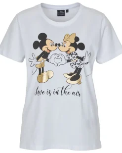 Mickey and Minnie Mouse T-Shirt schimmernde Details-KiK Onlineshop Best Sale