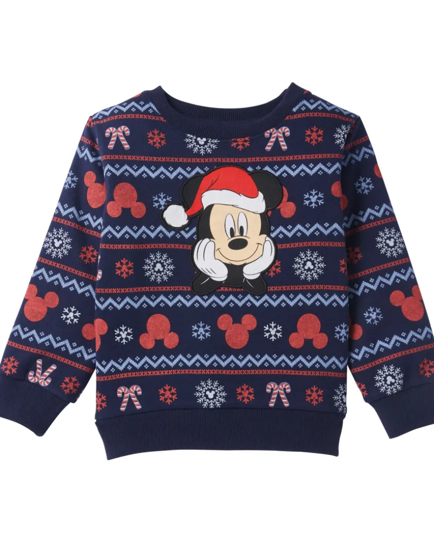 Mickey Mouse Sweatshirt Weihnachten Rundhalsausschnitt-KiK Onlineshop Online