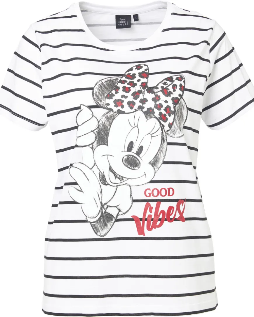 Minnie Mouse T-Shirt Disney, Rundhalsausschnitt-KiK Onlineshop Store