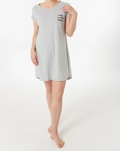 Nachthemd mit Vokuhila-Saum Janina, verschiedene Designs-KiK Onlineshop Cheap