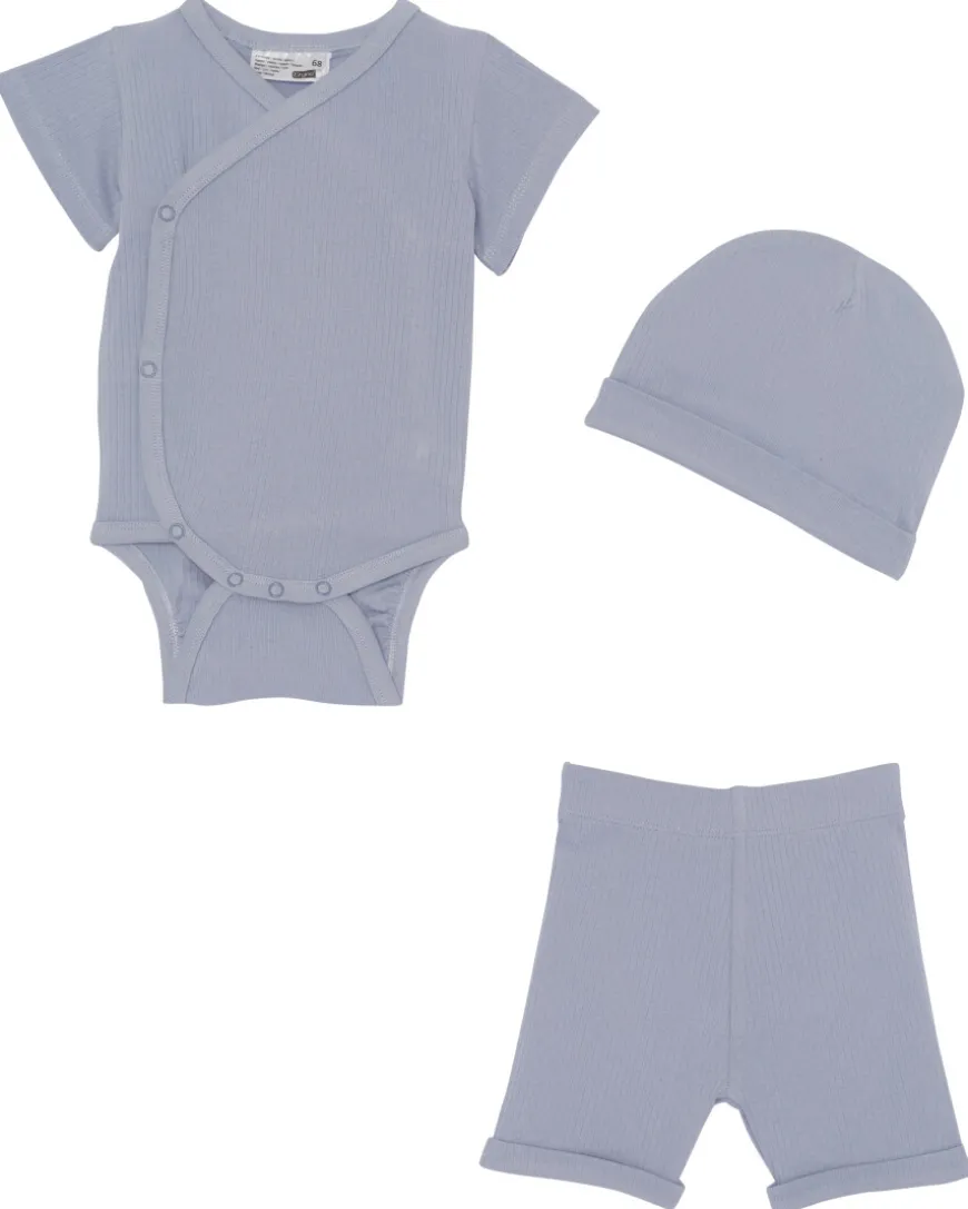 Newborn Mütze + Wickelbody + Shorts Ergee, 3-tlg. Set-KiK Onlineshop Discount