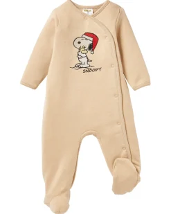 Newborn Snoopy Strampler Weihnachten Peanuts, Knopfleiste-KiK Onlineshop Hot