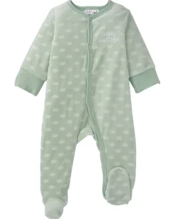 Newborn Strampler aus Velours Ergee, Wolkenmuster-KiK Onlineshop Sale