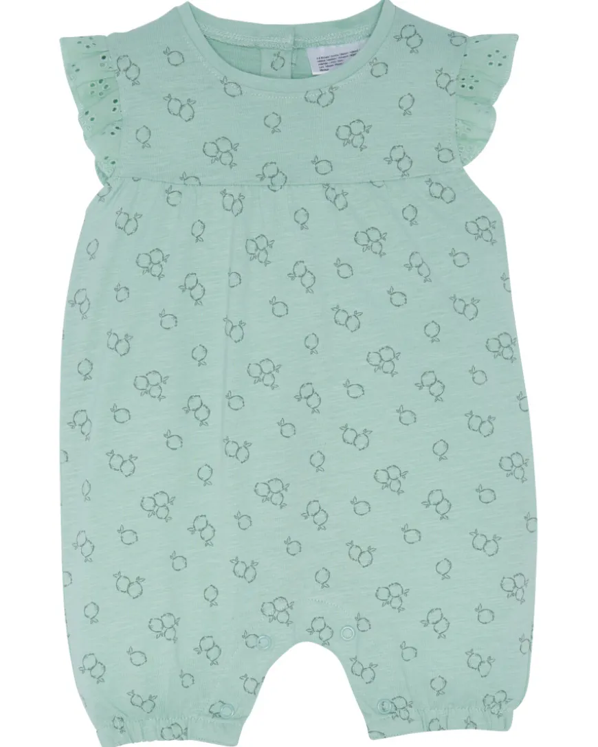 Newborn Strampler mit Zitronen Ergee, Knopfleiste hinten-KiK Onlineshop Cheap