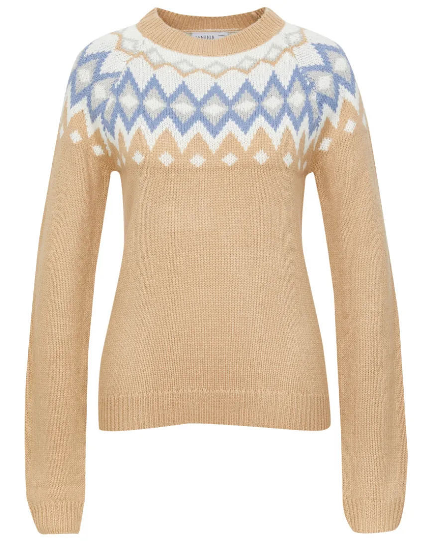 Norweger-Strickpullover Janina, Rundhalsausschnitt-KiK Onlineshop Online